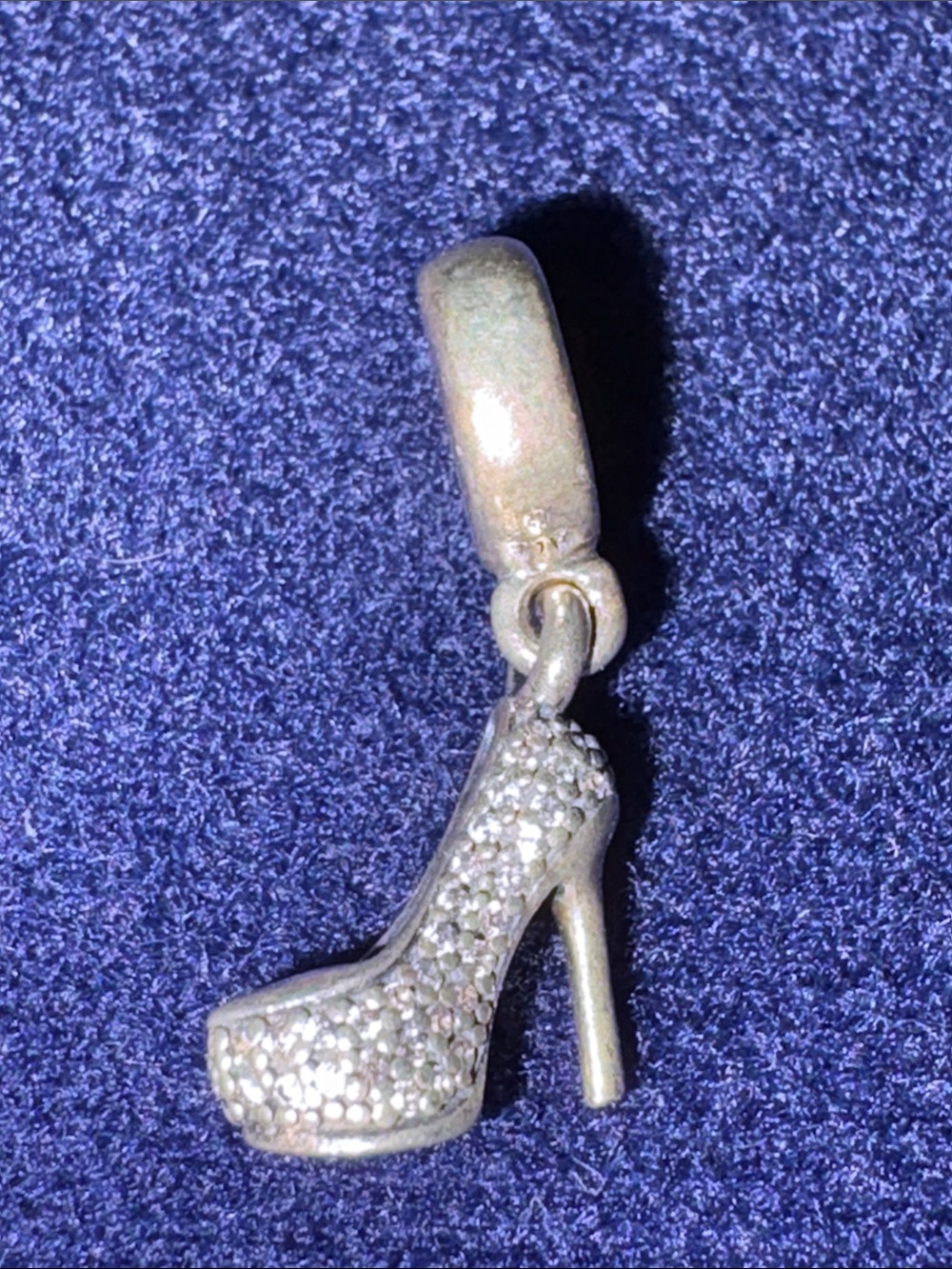 Pandora Silver Sparkle High Heel Charm